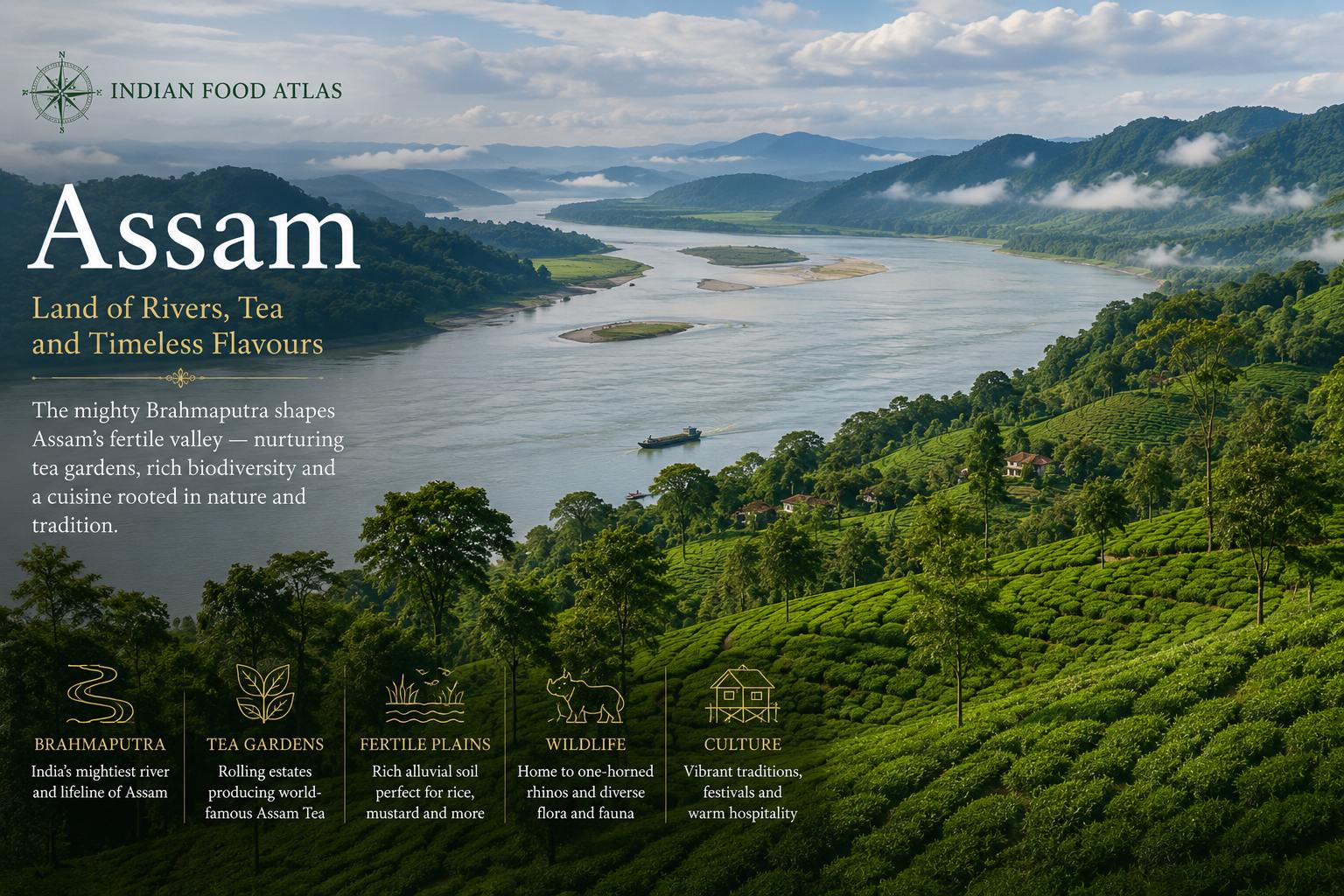 Assam Food Guide landscape