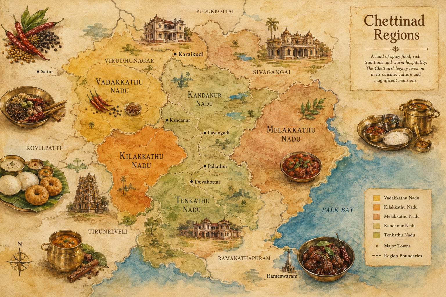 Chettinad location map