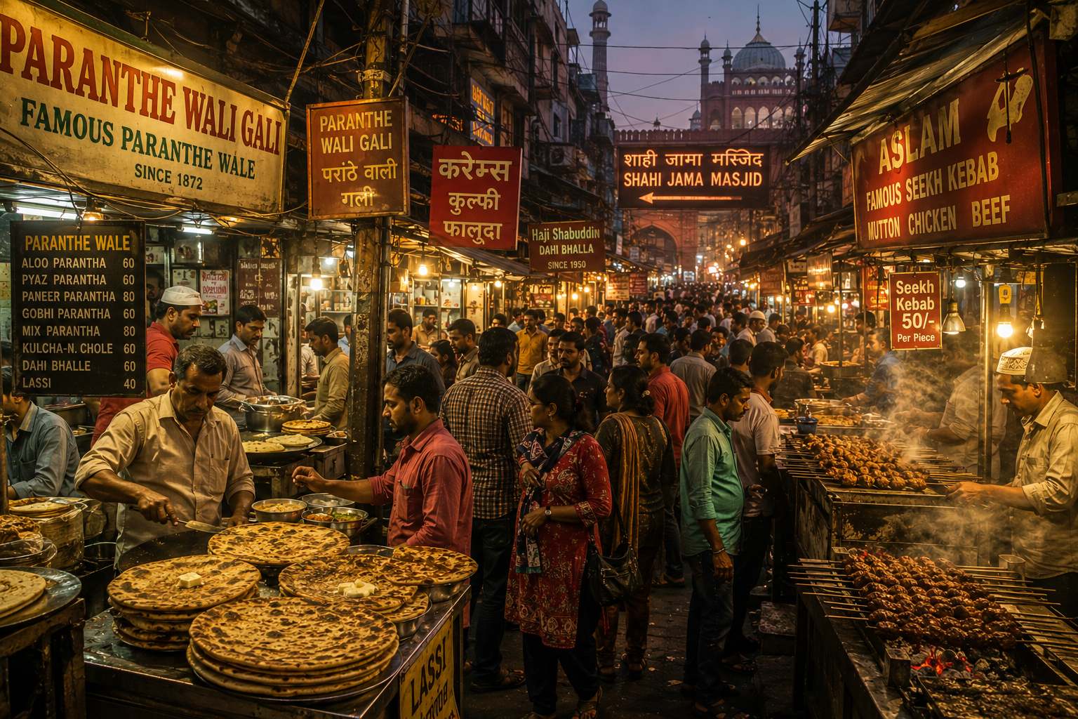 Delhi Food Guide street food