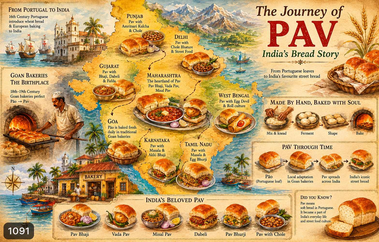 Pav and its uses across the Konkan coast and Mumbai