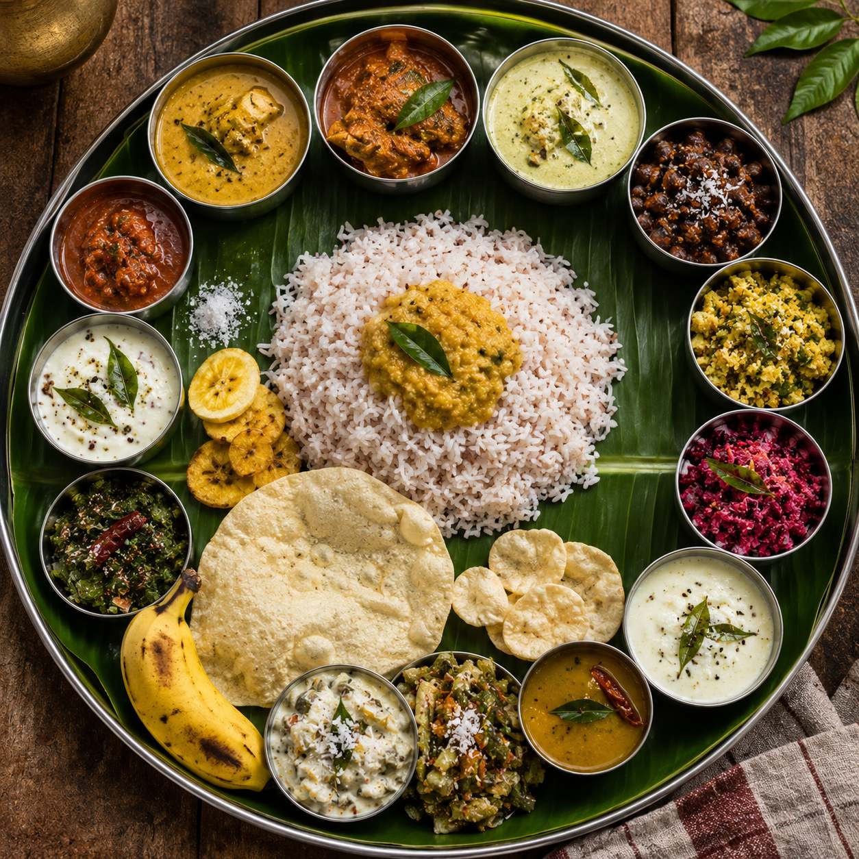 Kerala Food Guide thali