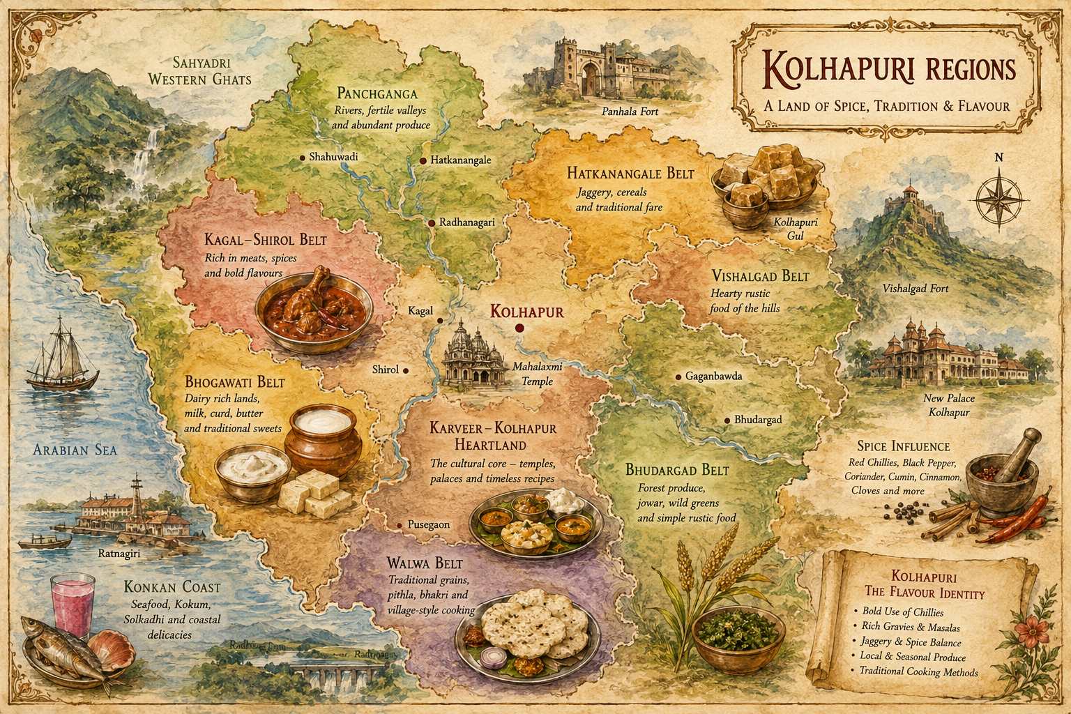 Kolhapuri Cuisine location map