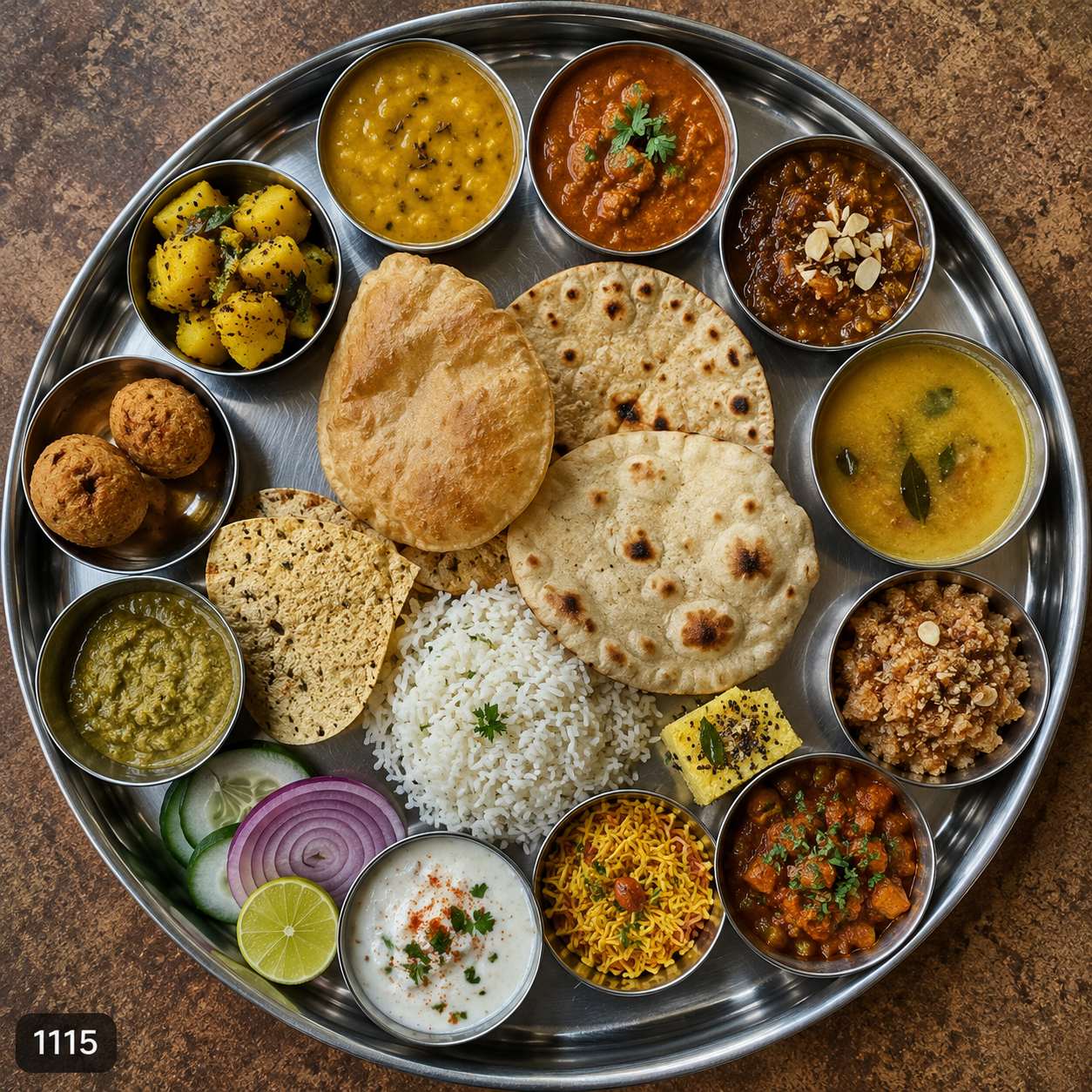 Madhya Pradesh Food Guide thali
