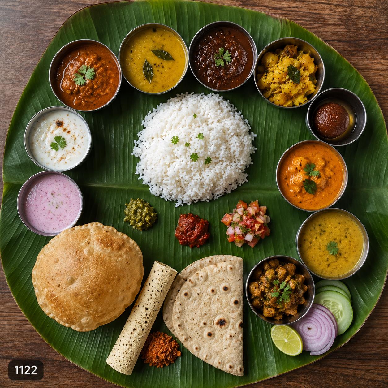 Maharashtra Food Guide thali