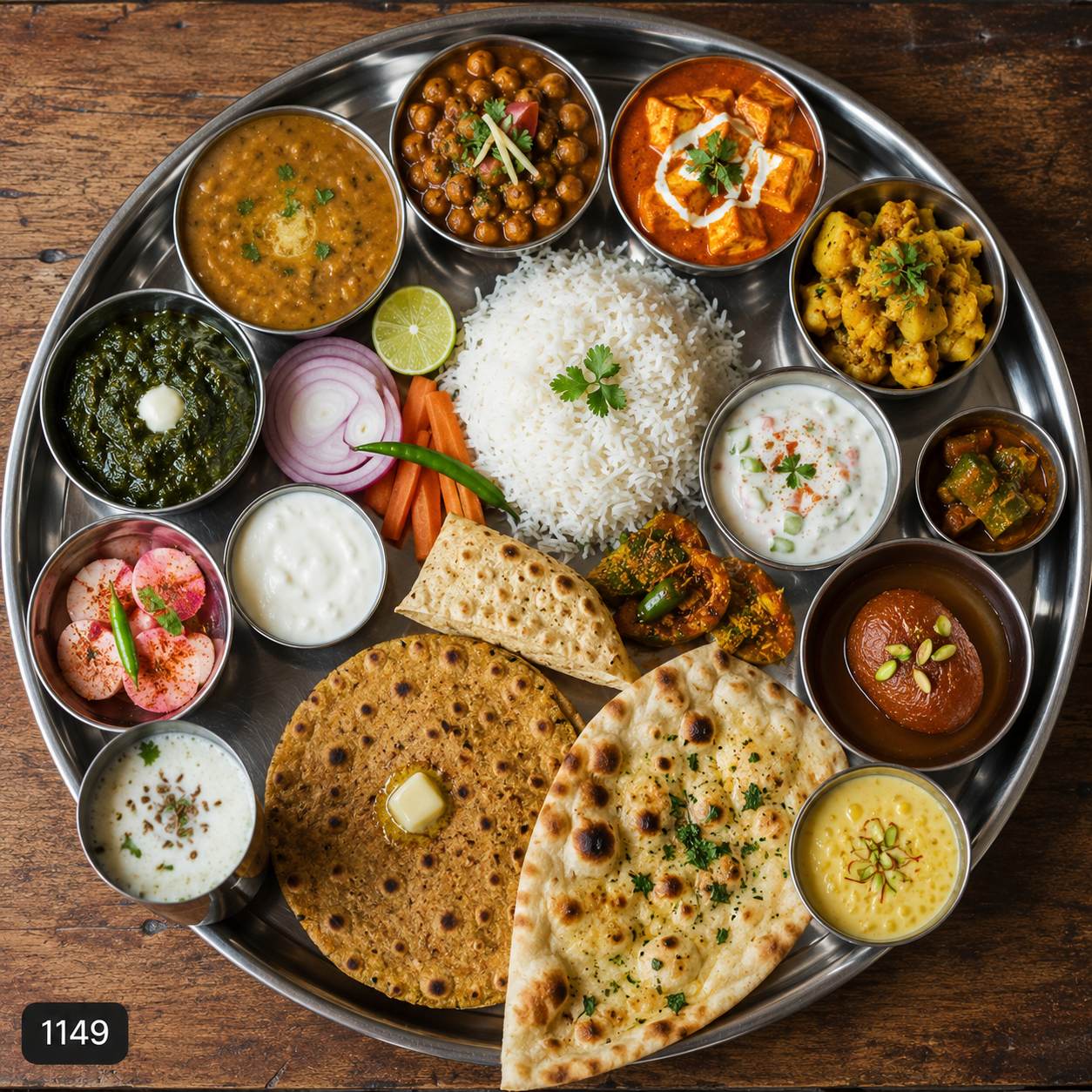 Punjab Food Guide thali