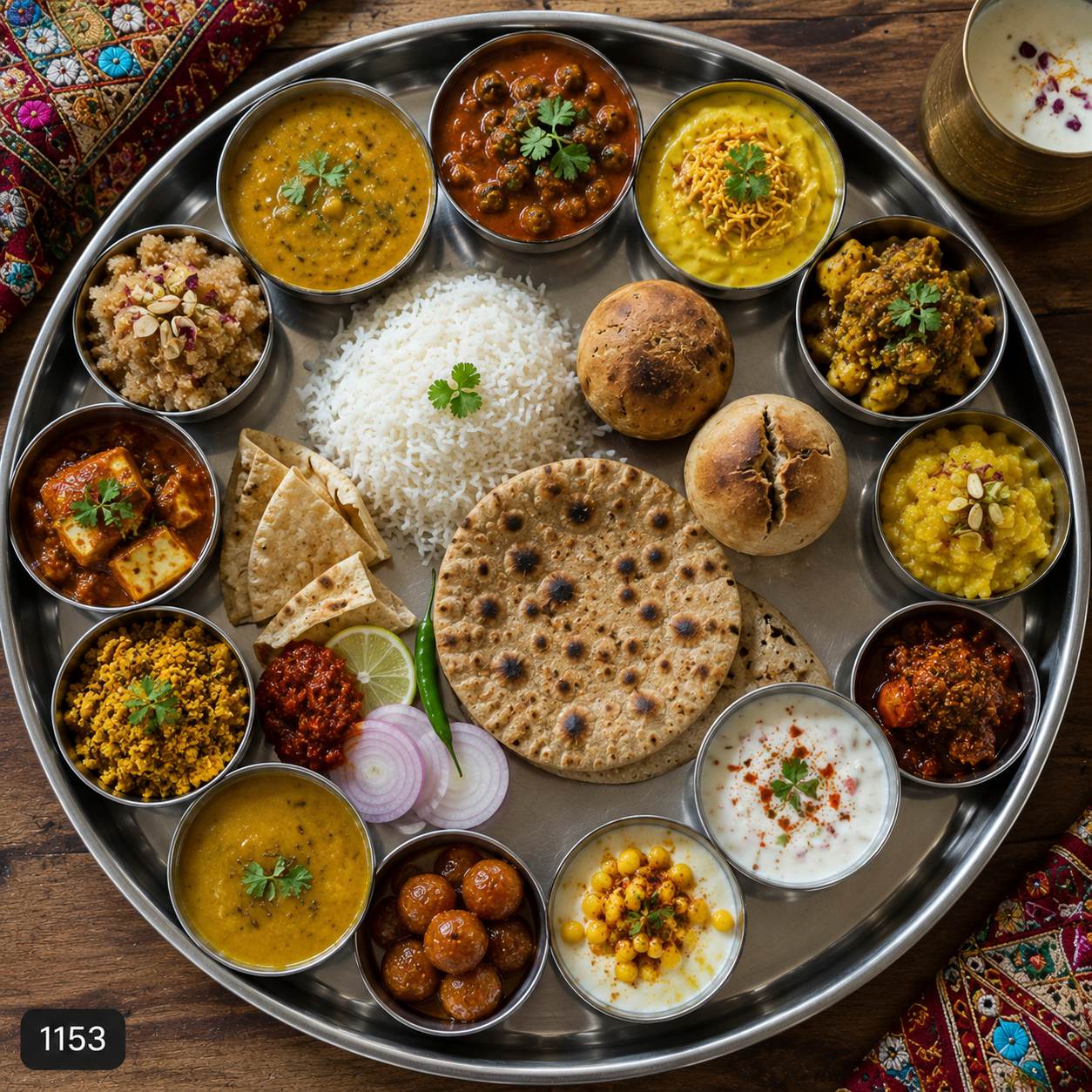 Rajasthan Food Guide thali