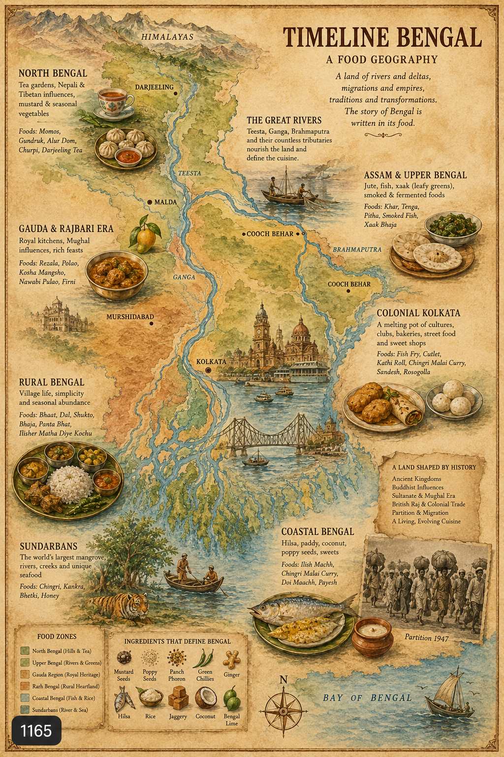 Bengal food history