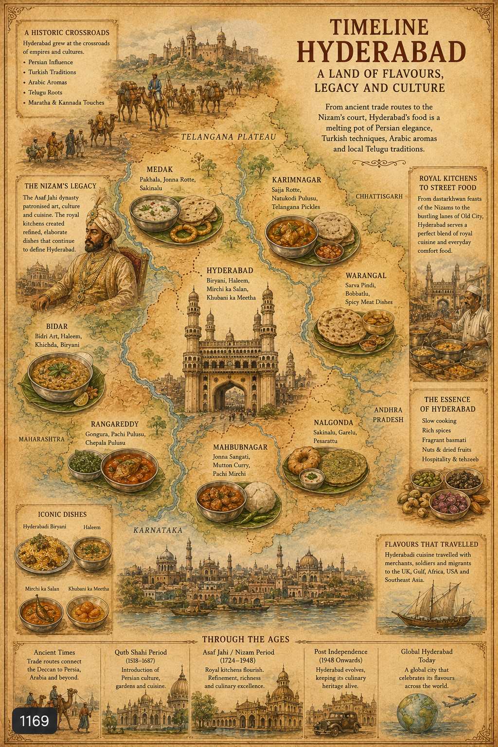 Hyderabad food history