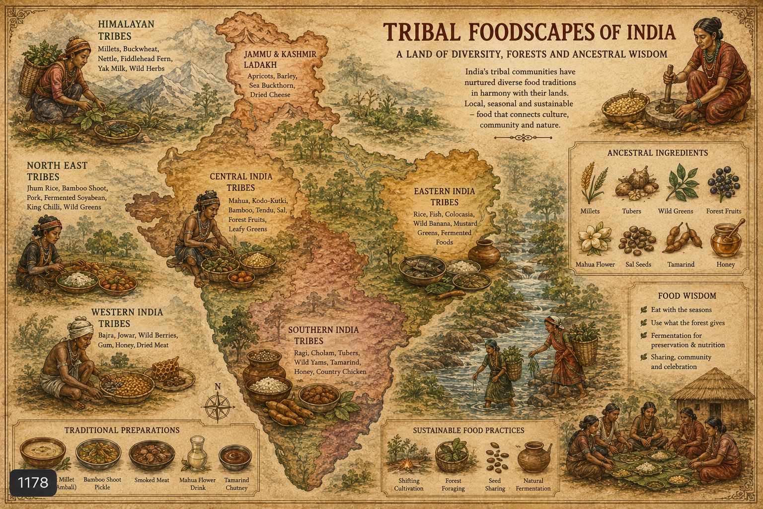 Tribal food traditions across India
