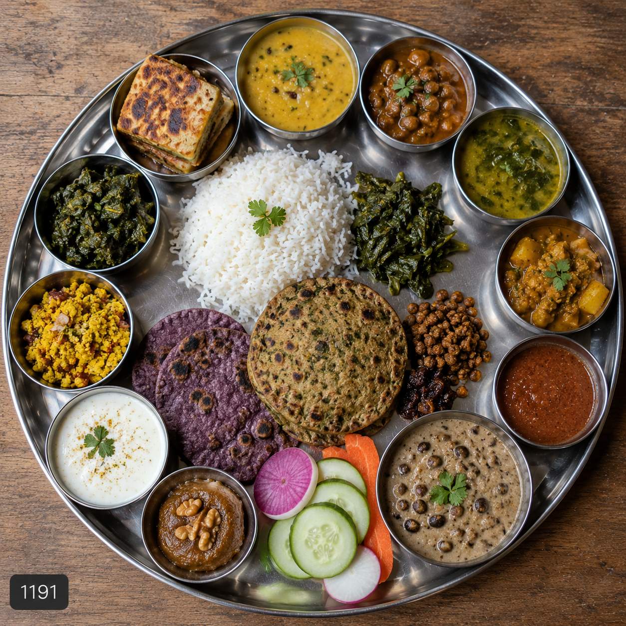 Uttarakhand Food Guide thali