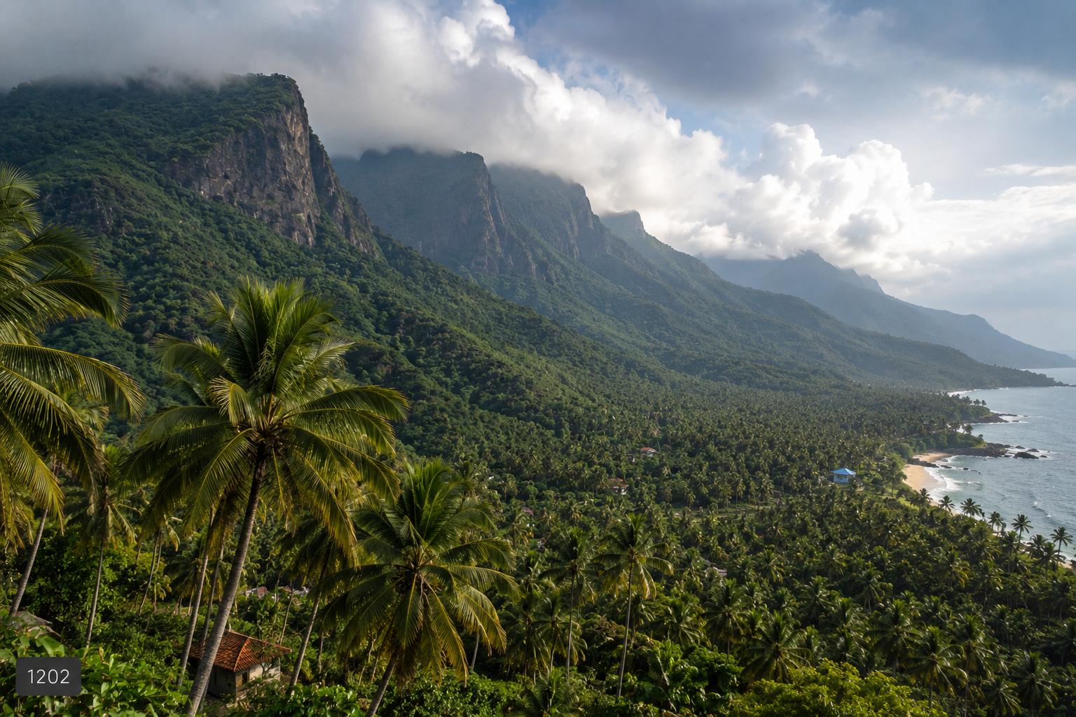 Western Ghats and Kerala's coconut coast