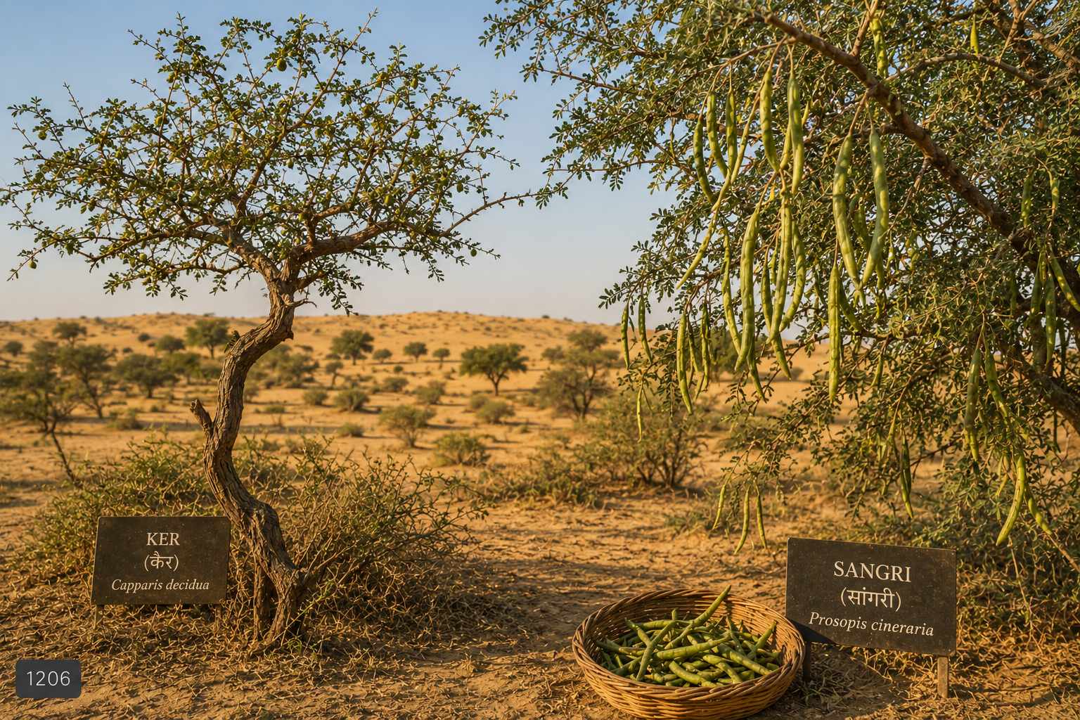 The Thar Desert landscape