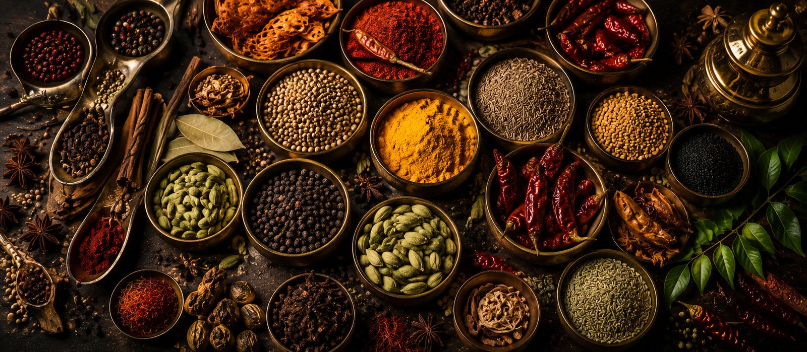 Indian spices encyclopedia