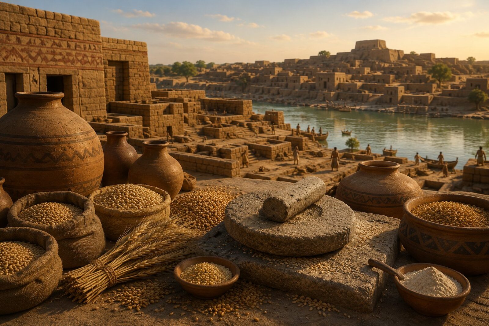 Indus Valley city reconstruction