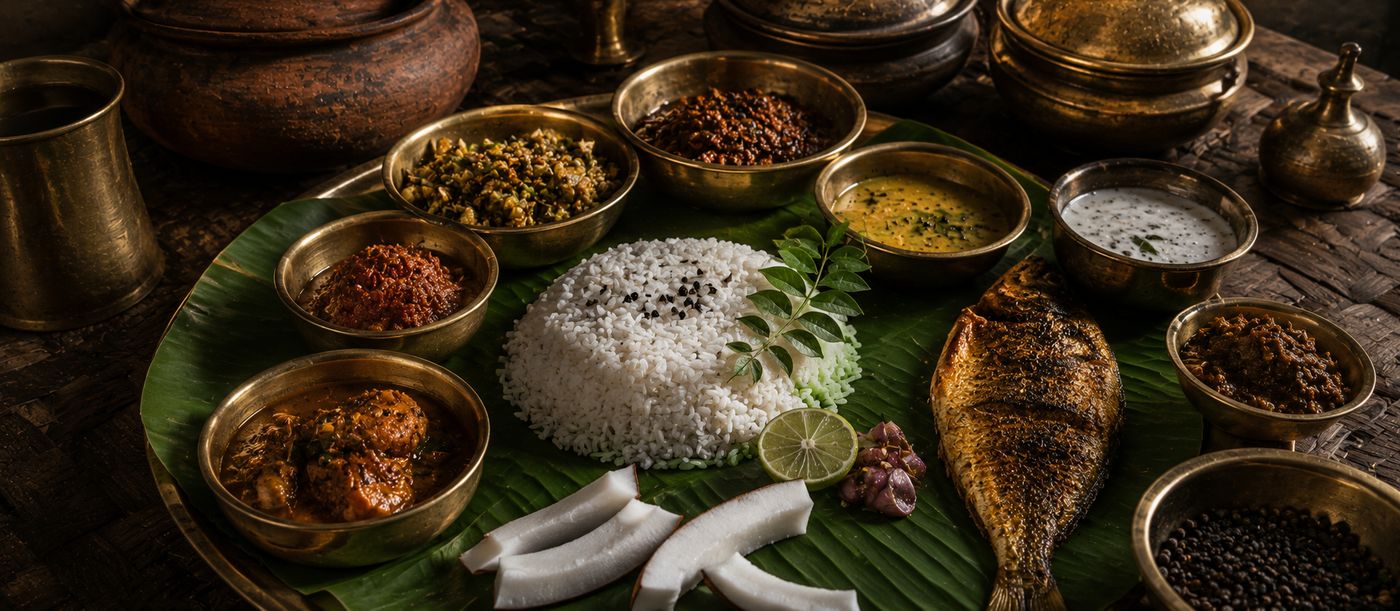 A merchant's meal at Muziris port 1st century CE