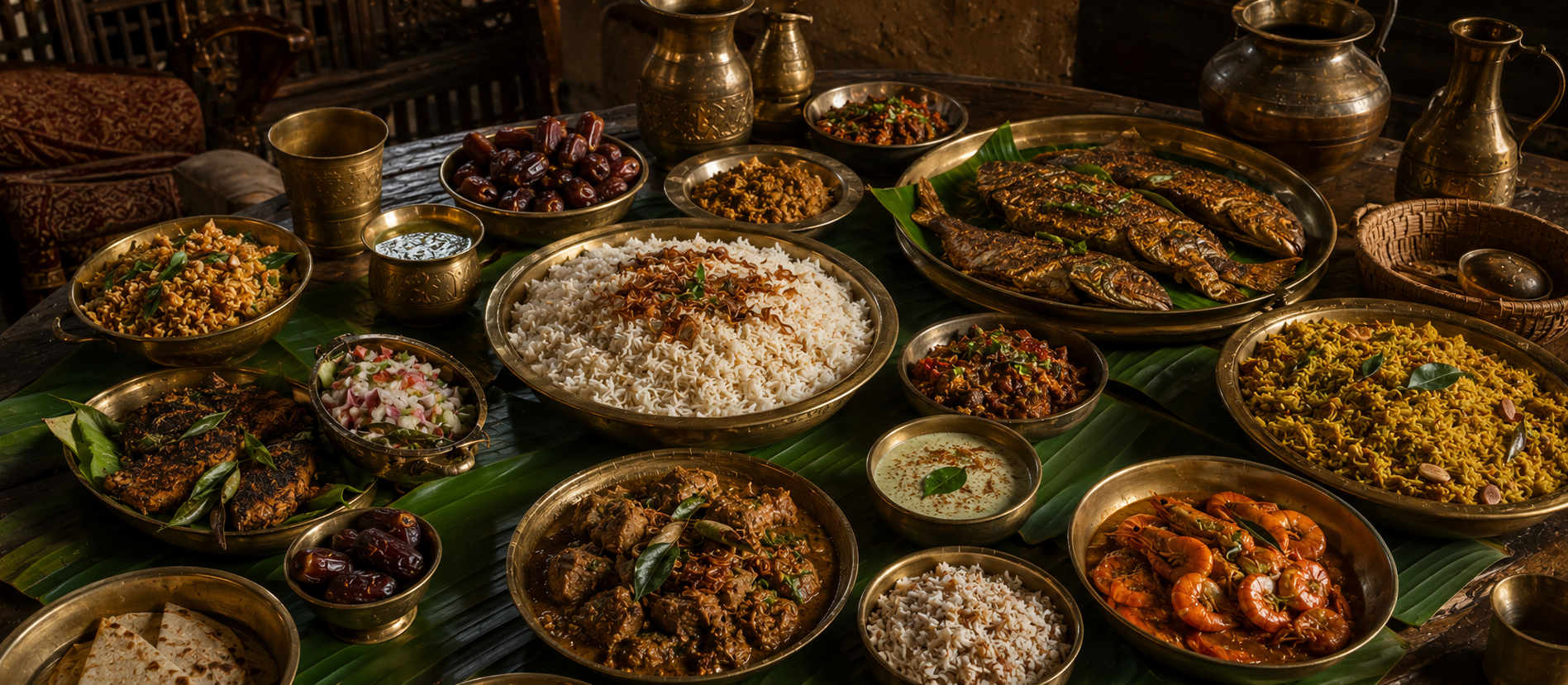 Coastal Muslim feast Mappila food Kerala