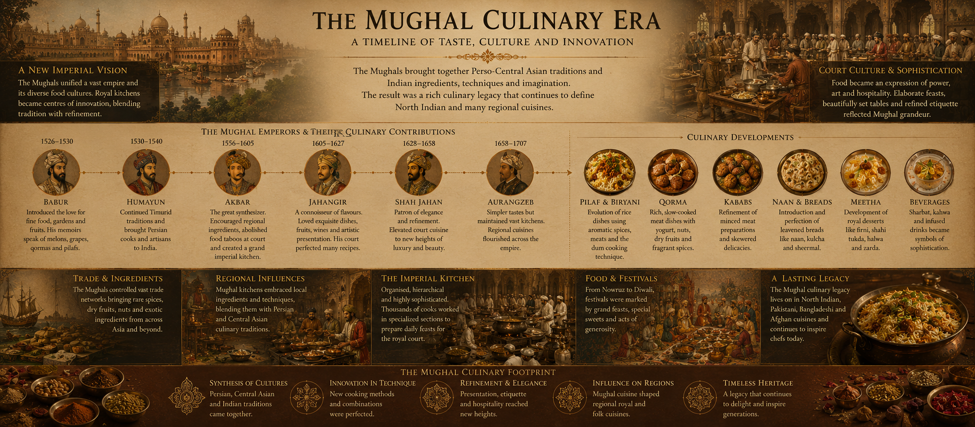 Mughal dynasty timeline 1526 to 1857