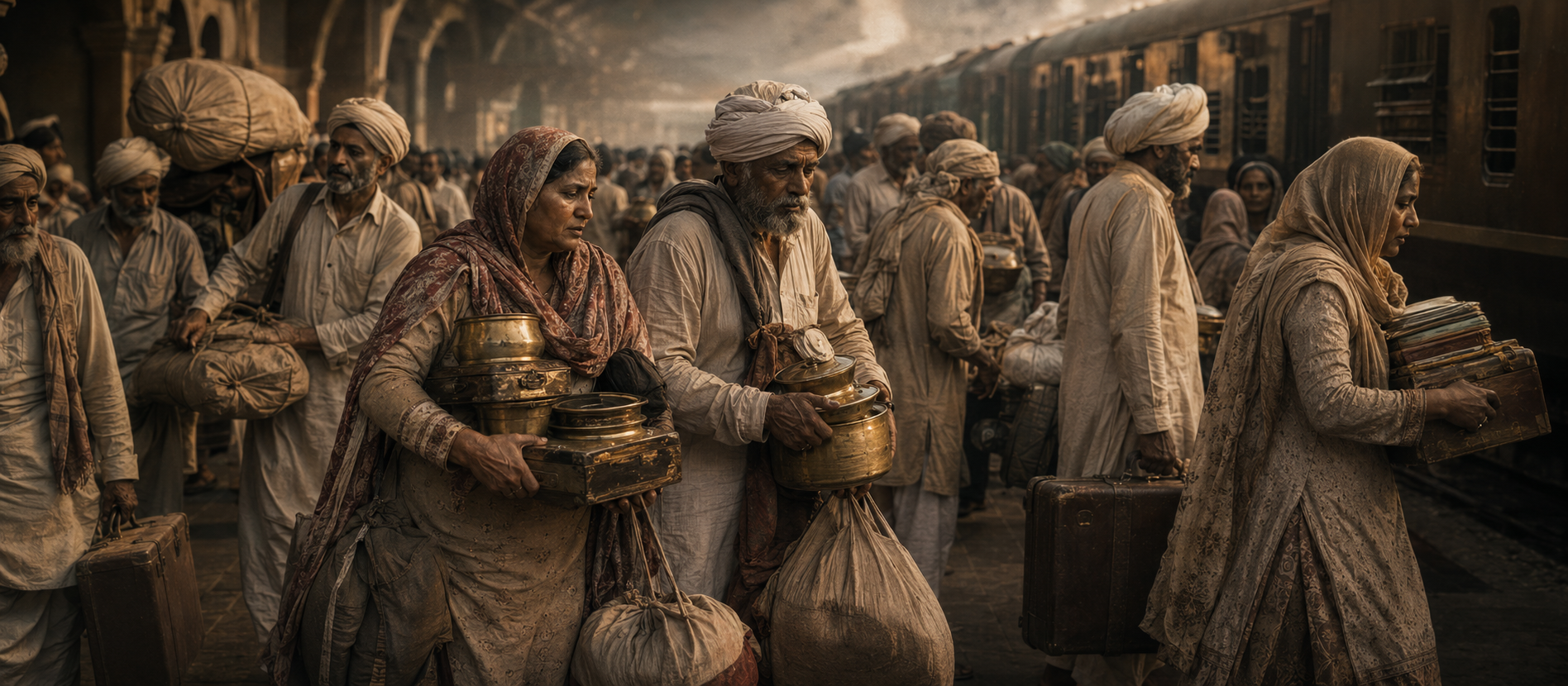 Partition 1947 India Pakistan border food culture