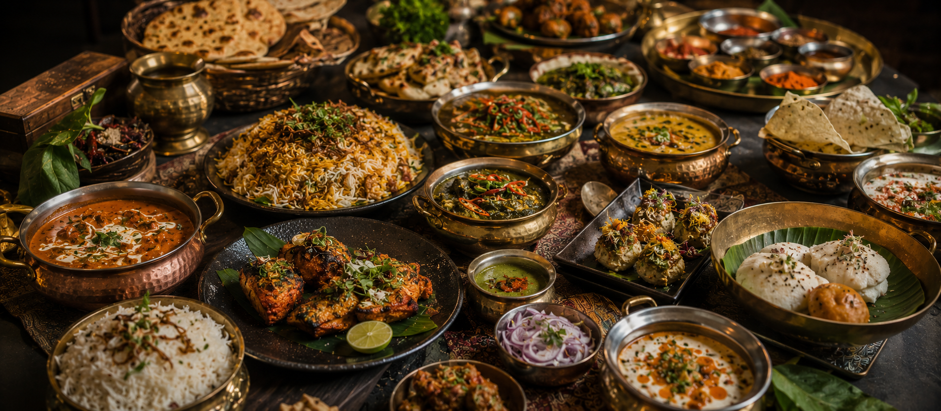 Contemporary Indian fine dining modern presentation