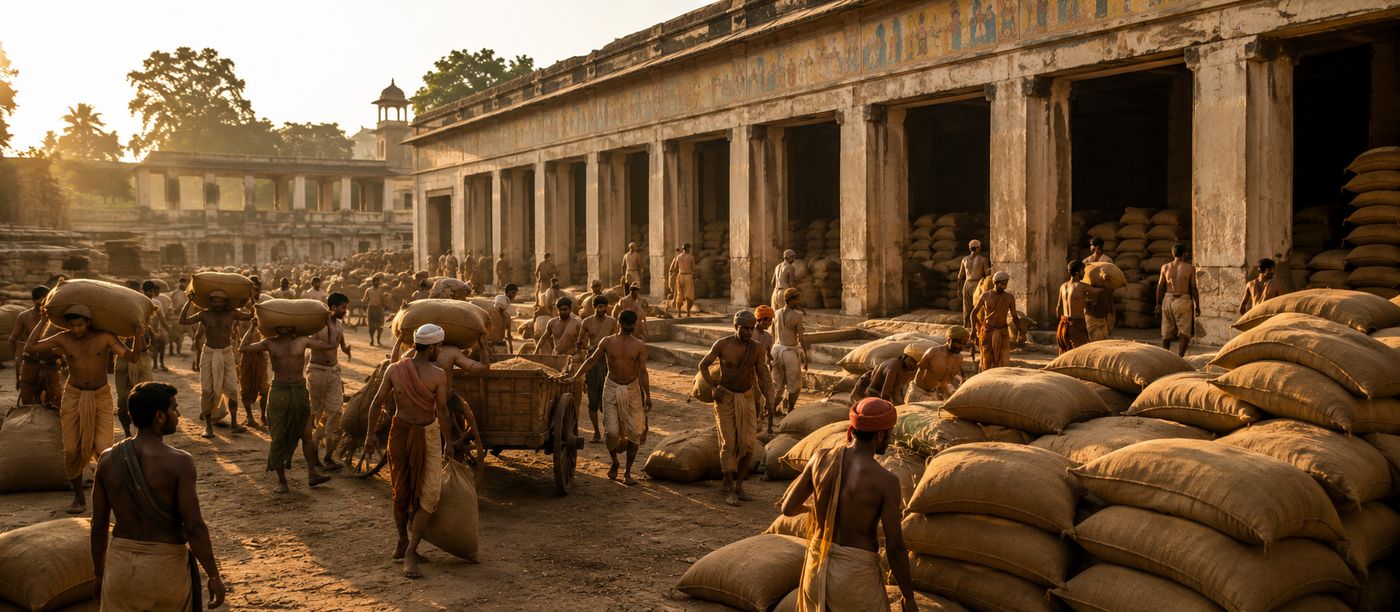 Mauryan state granary