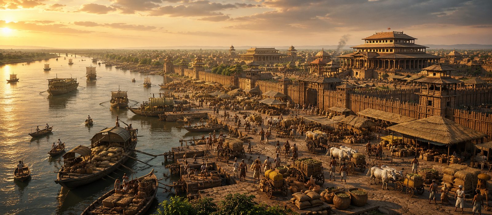 Pataliputra Mauryan capital on the Ganges