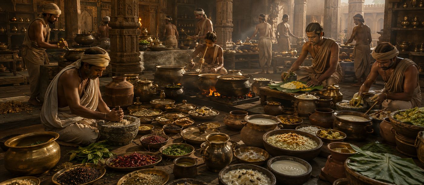 Early Indian sweet making