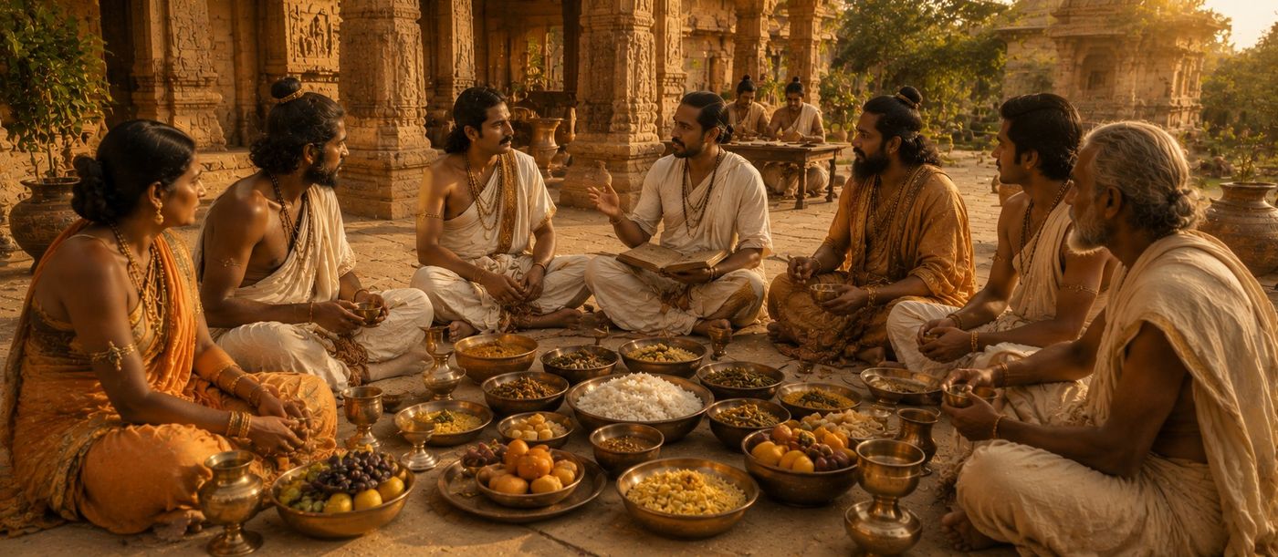 A Gupta period feast reconstruction