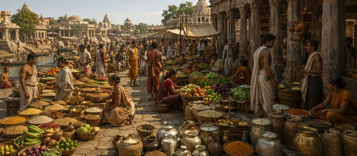 Gupta period market and trade life