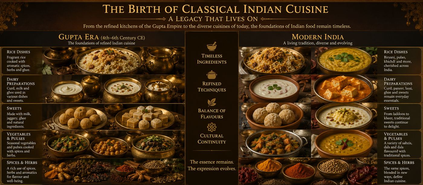 Modern legacy of Gupta food philosophy
