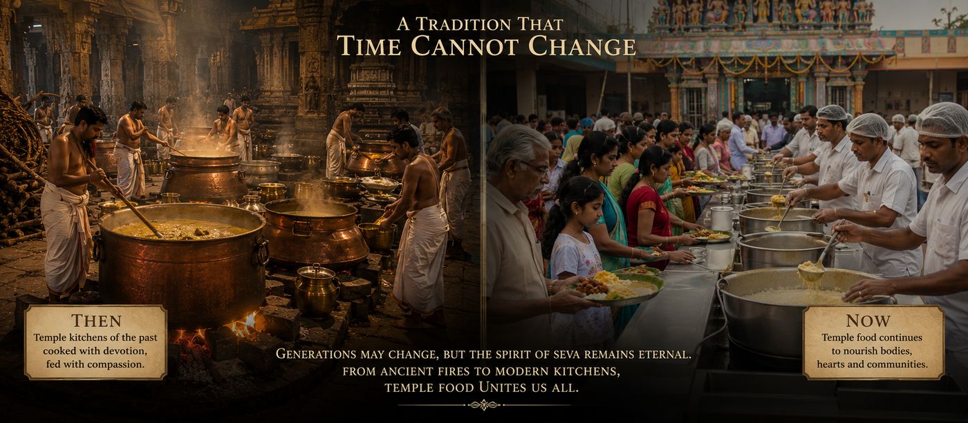 Modern temple food traditions living legacy