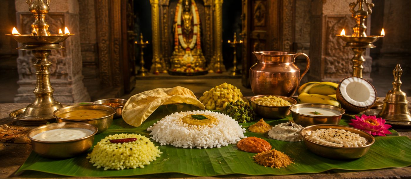 Prasadam food offering