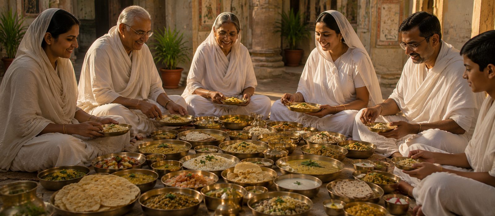 Elegant Jain feast