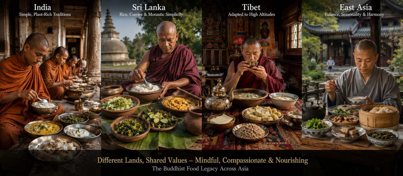 The living legacy of Buddhist food traditions