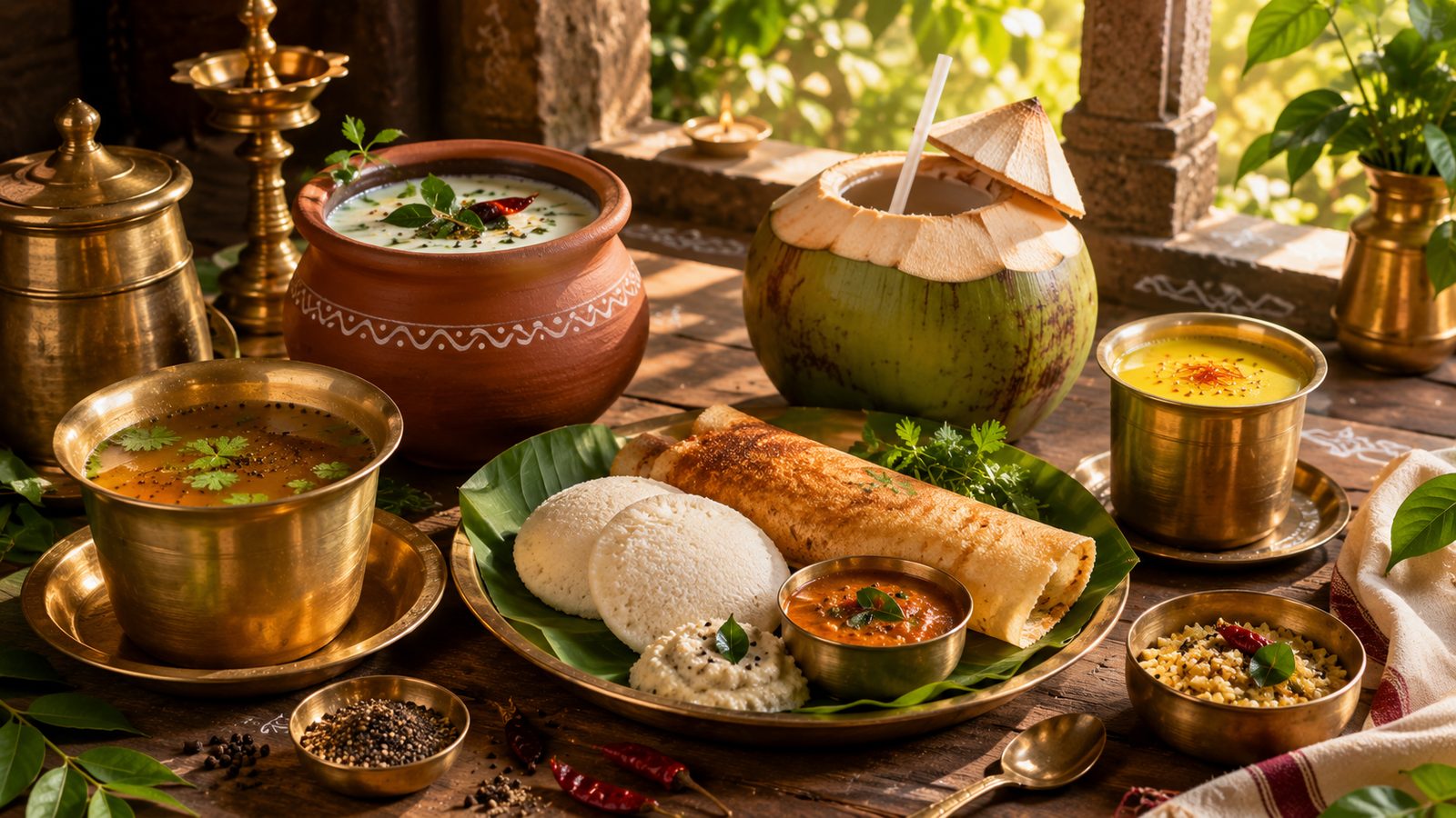 India Before Coffee — South Indian beverages, rasam, chaas, herbal drinks before coffee arrived